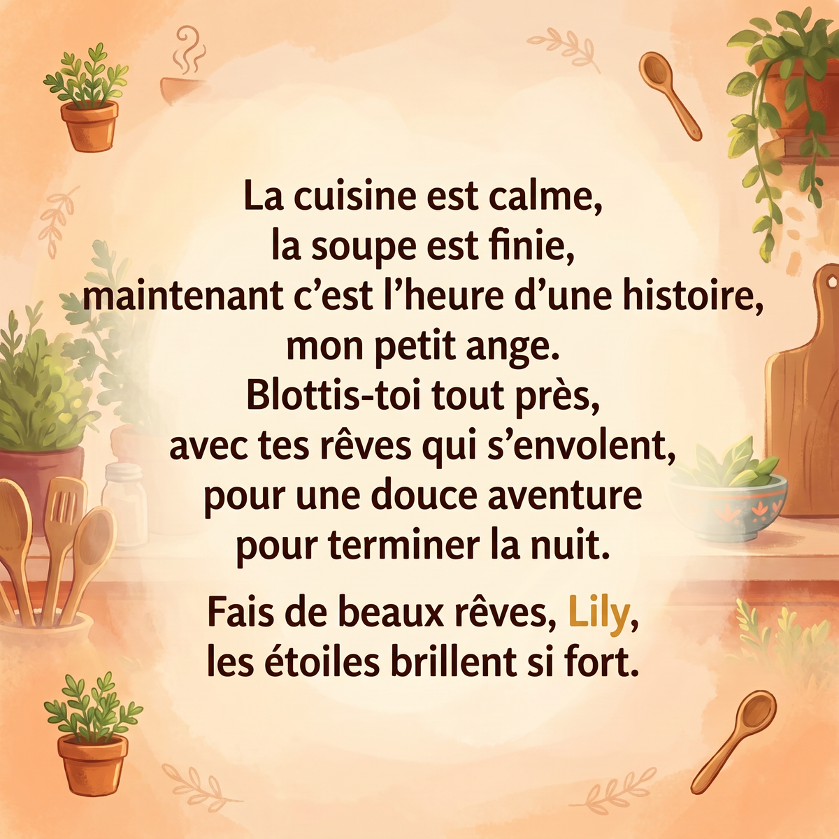Quatrième de couverture de « Petite Cheffe Lily »