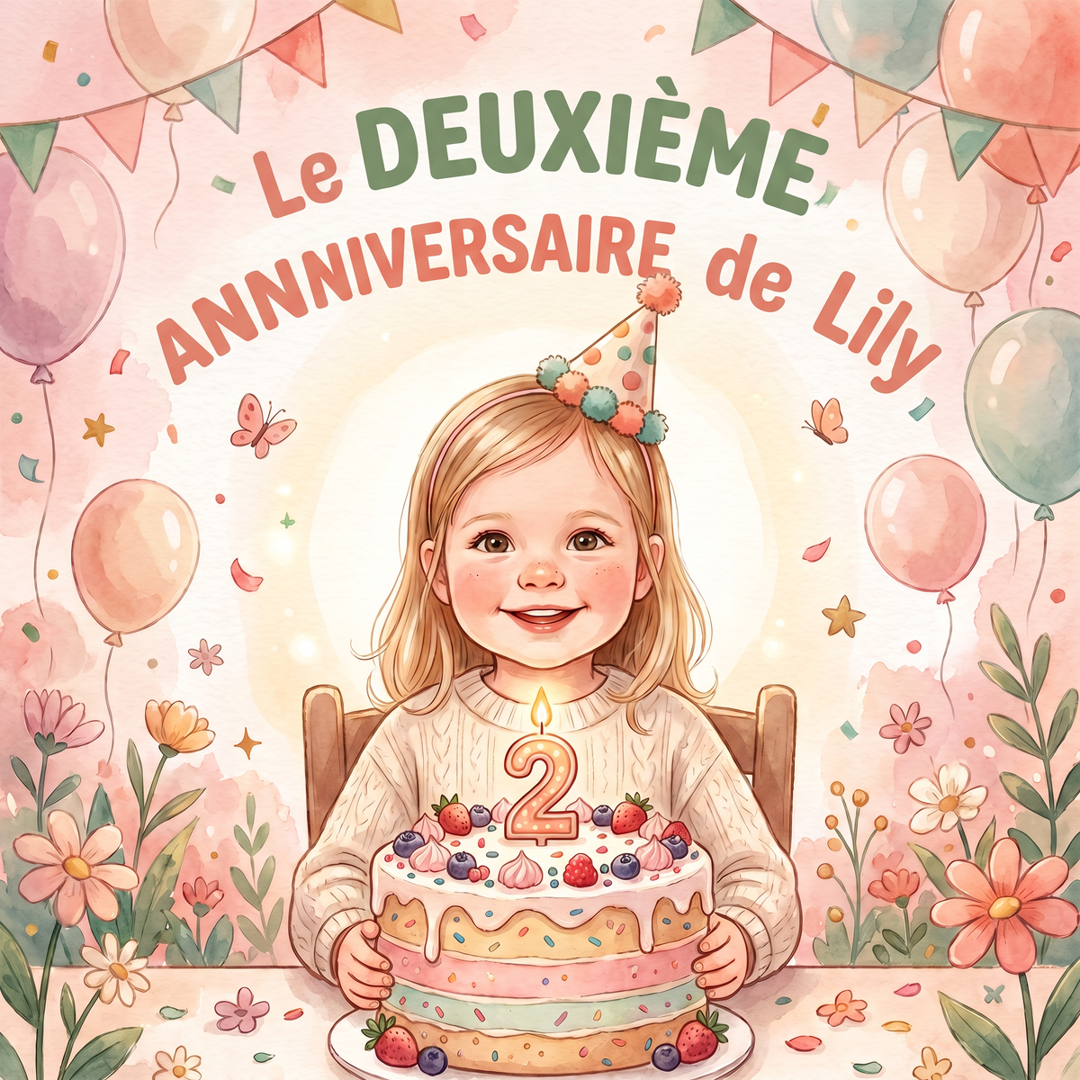 Couverture de « Le DEUXIÈME ANNIVERSAIRE de Lily »