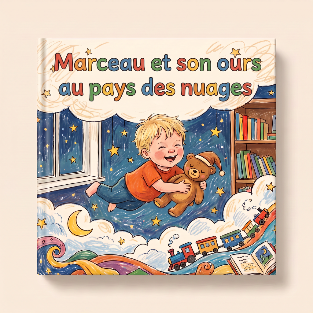 Image de « Marceau et son ours au pays des nuages »