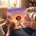 Livre fermé « Élise, princesse du Soleil couchant » sur fond neutre