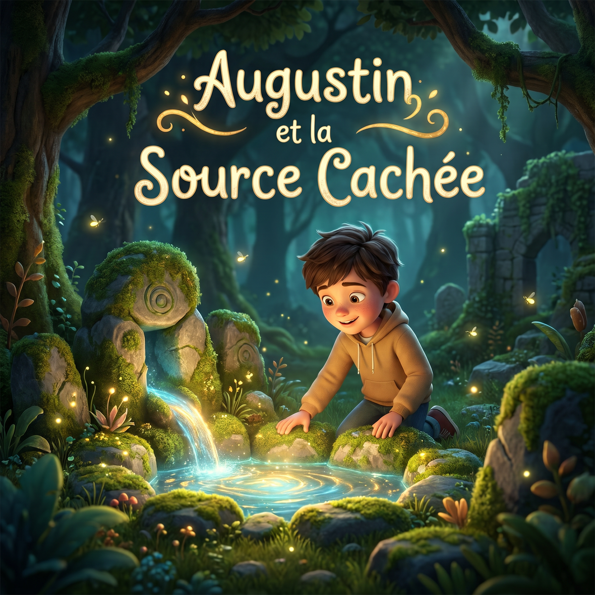 Couverture de « Augustin et la Source Cachée »