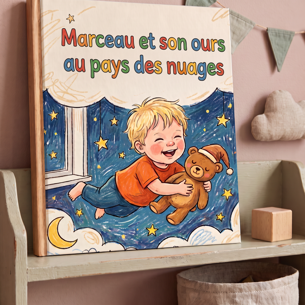 Image de « Marceau et son ours au pays des nuages »