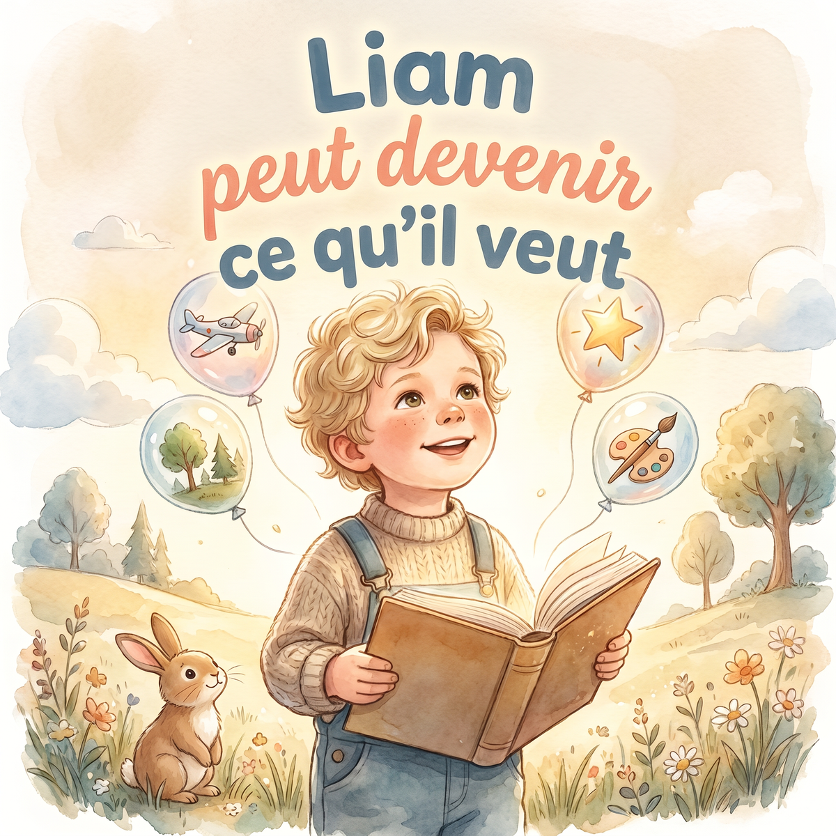 Couverture illustrée du livre « Liam peut devenir ce qu’il veut ».
