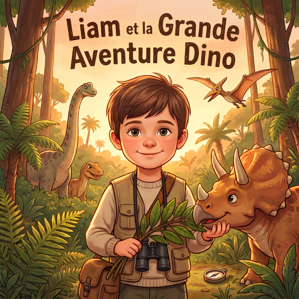 Couverture de « Liam et la Grande Aventure Dino »