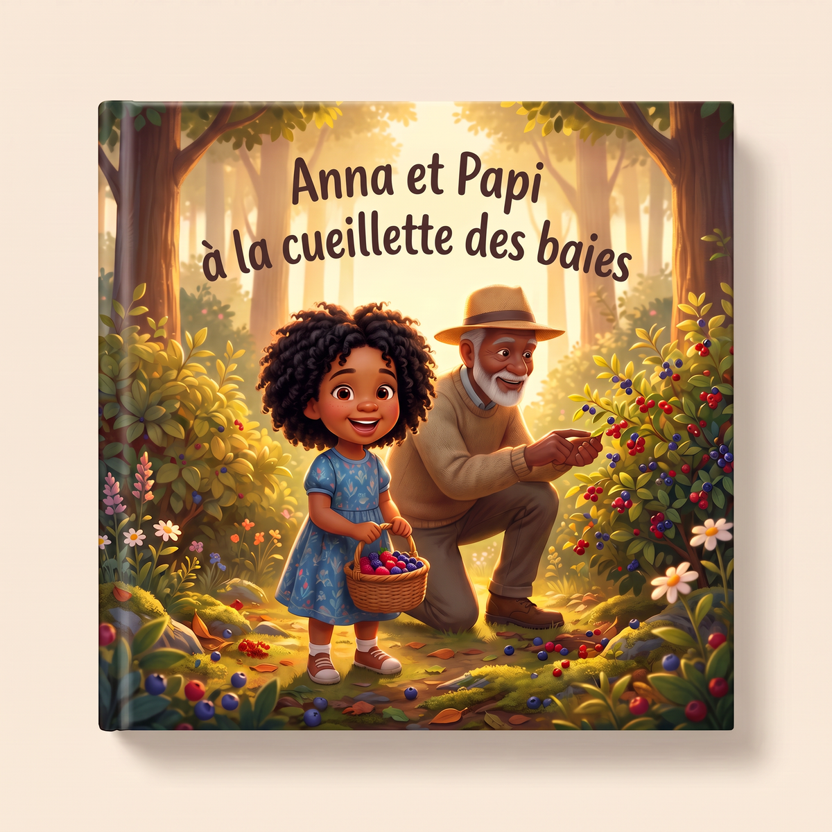 Image de « Anna et Papi à la cueillette des baies »
