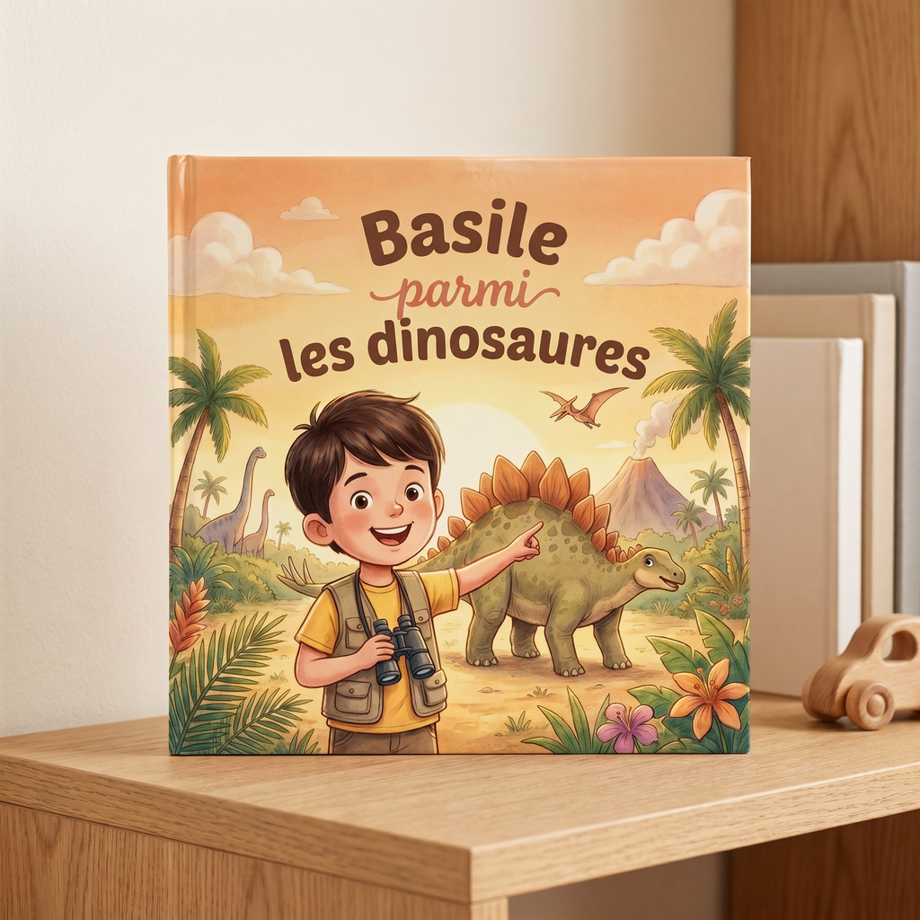 Image de « Basile parmi dinosaures »