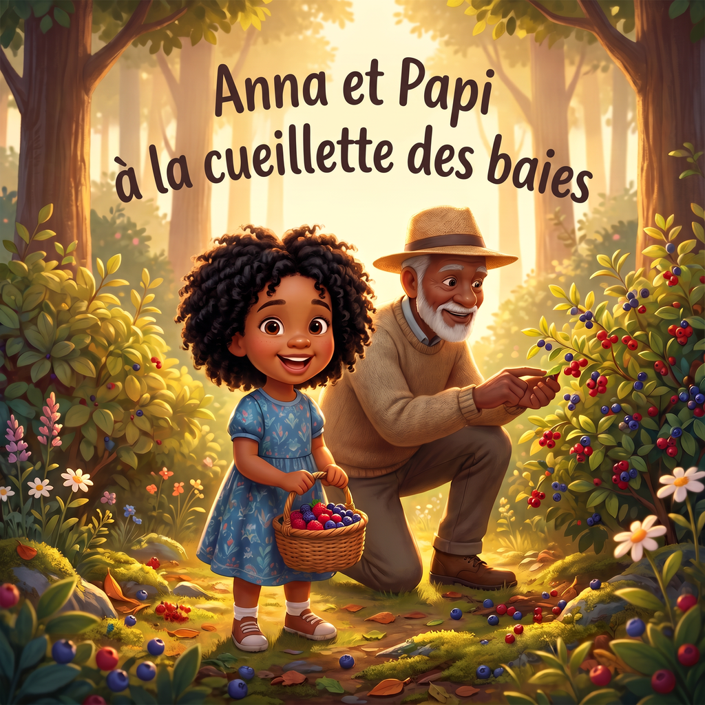 Couverture de « Anna et Papi à la cueillette des baies »