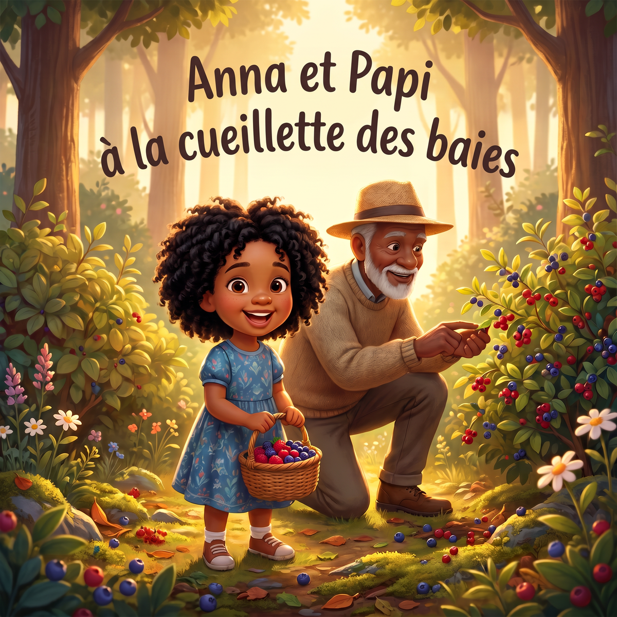 Couverture de « Anna et Papi à la cueillette des baies »