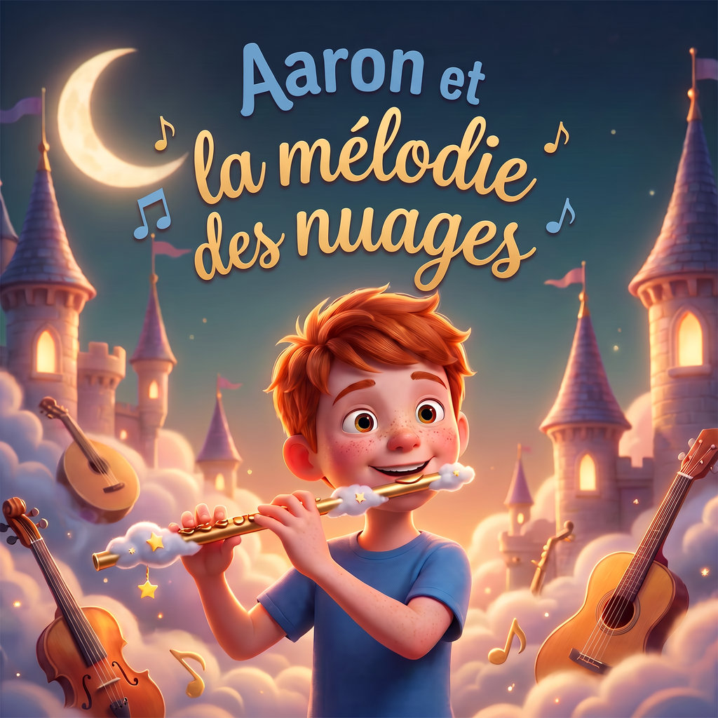 Couverture de « Aaron et la mélodie des nuages »
