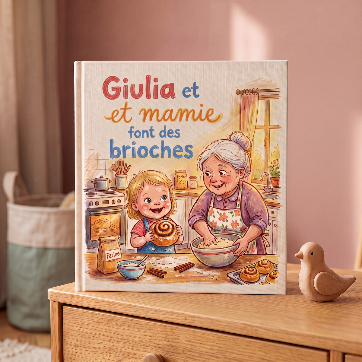 Image de « Giulia et et mamie font des brioches »