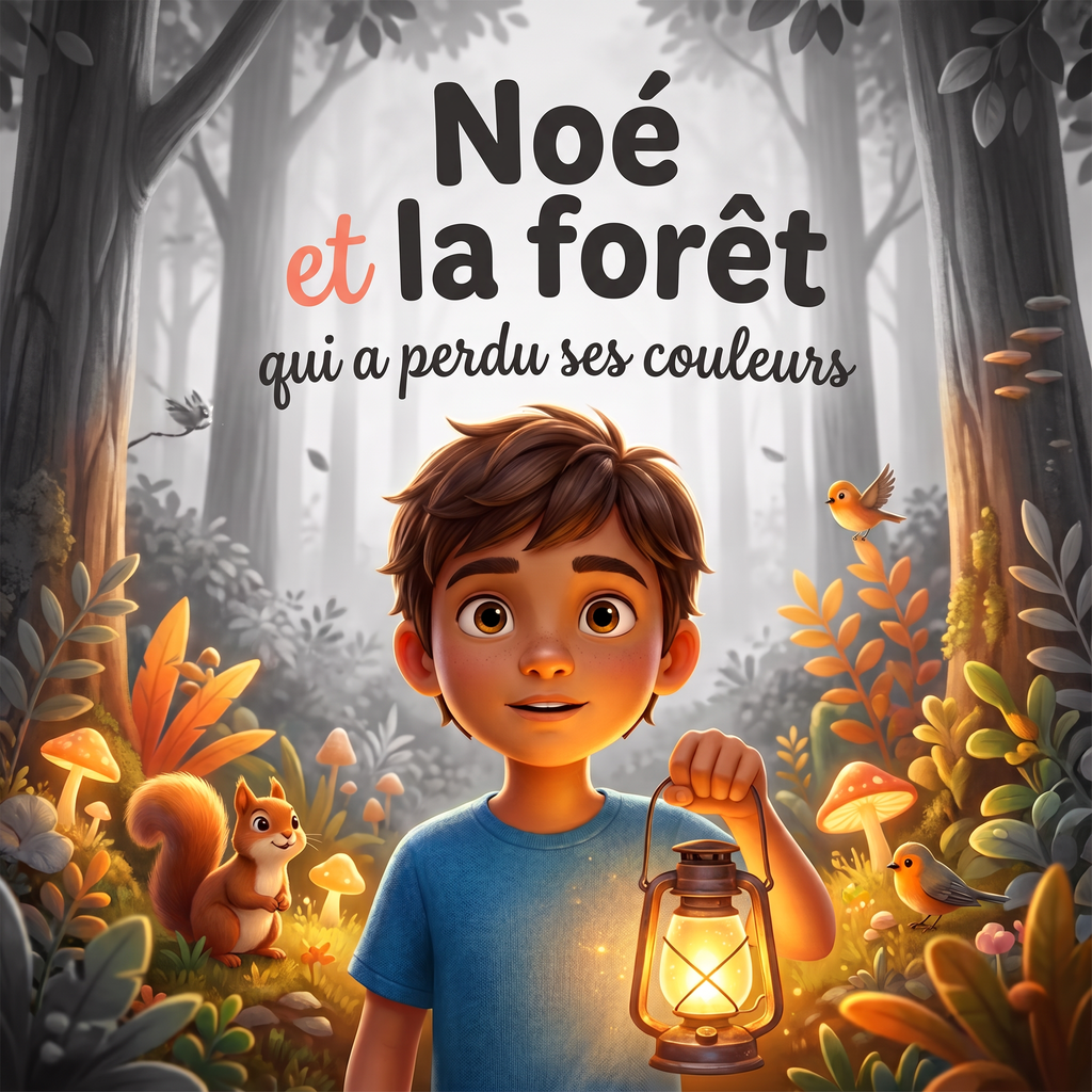 Couverture de « Noé et la forêt qui a perdu ses couleurs »