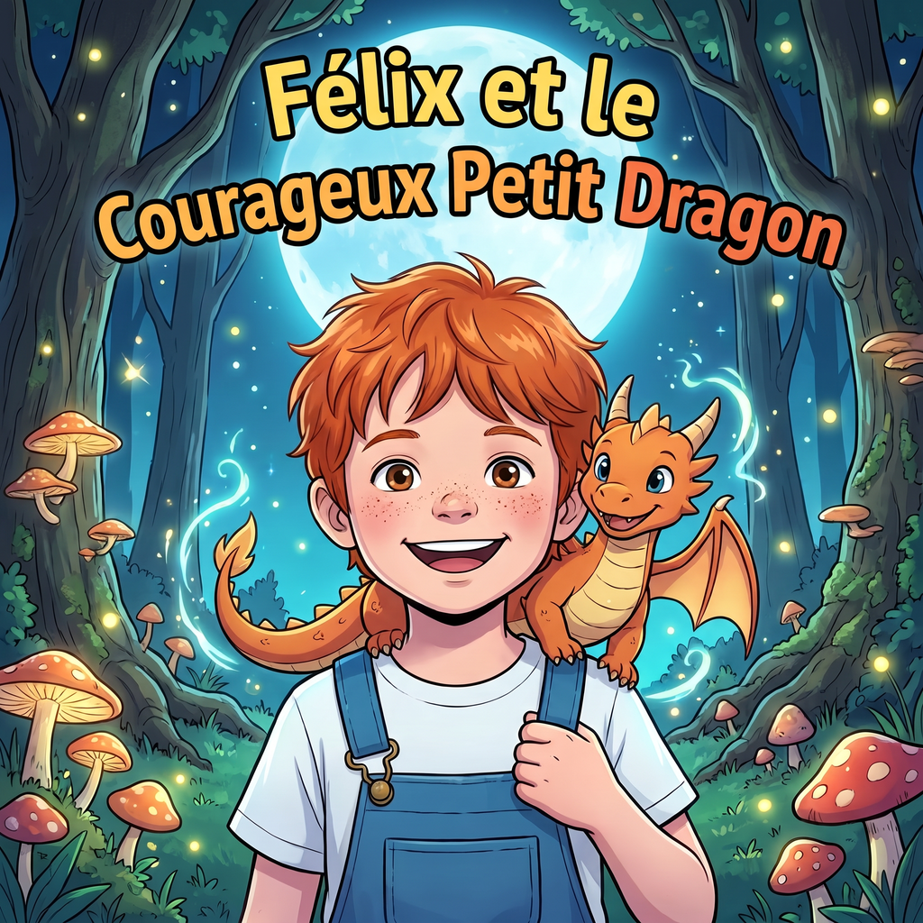 Couverture de « Félix et le Courageux Petit Dragon »
