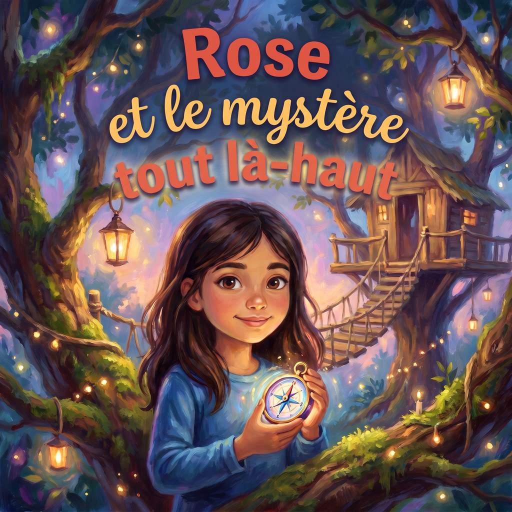 Couverture de « Rose et le mystère tout là-haut »