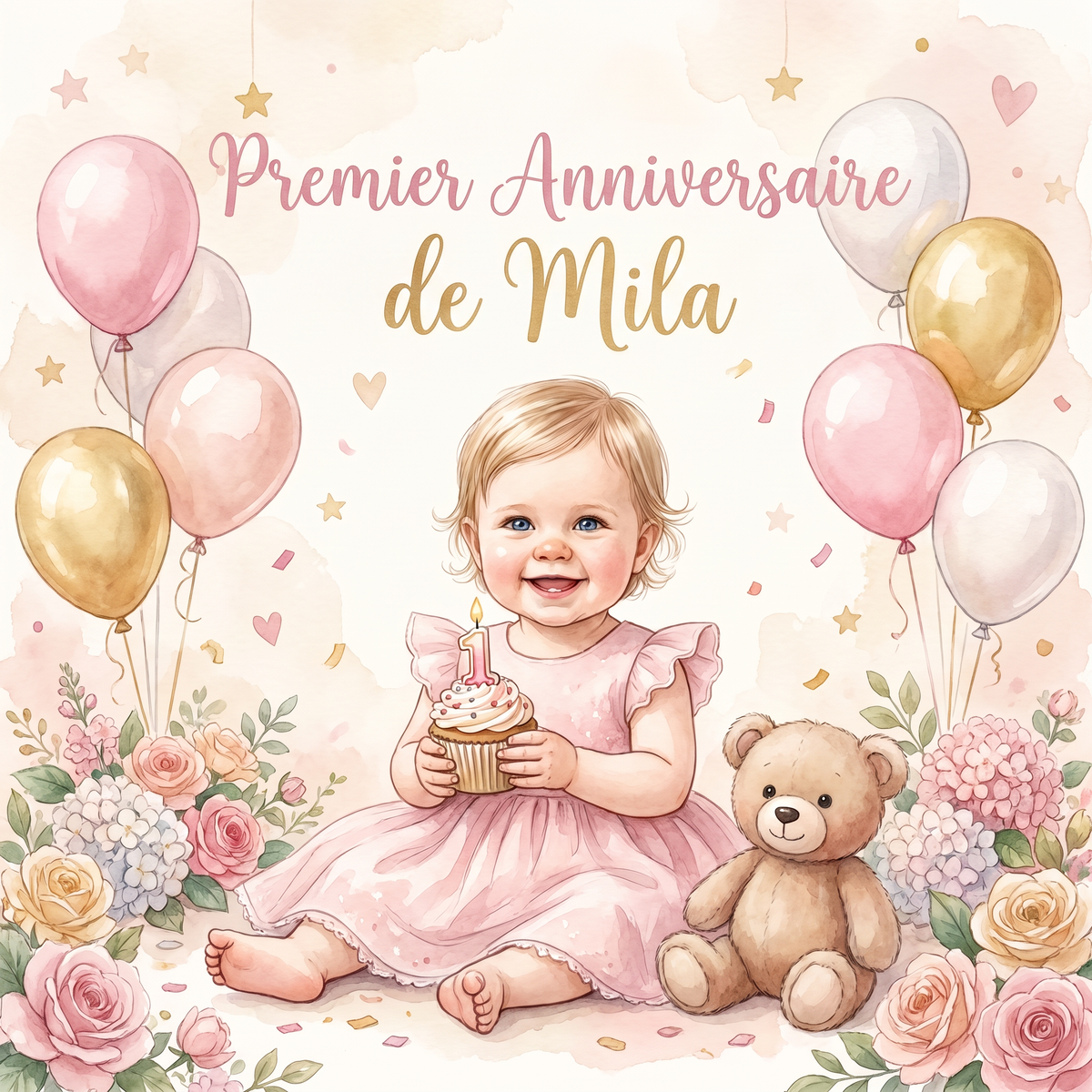 Couverture de « Premier Anniversaire de Mila »