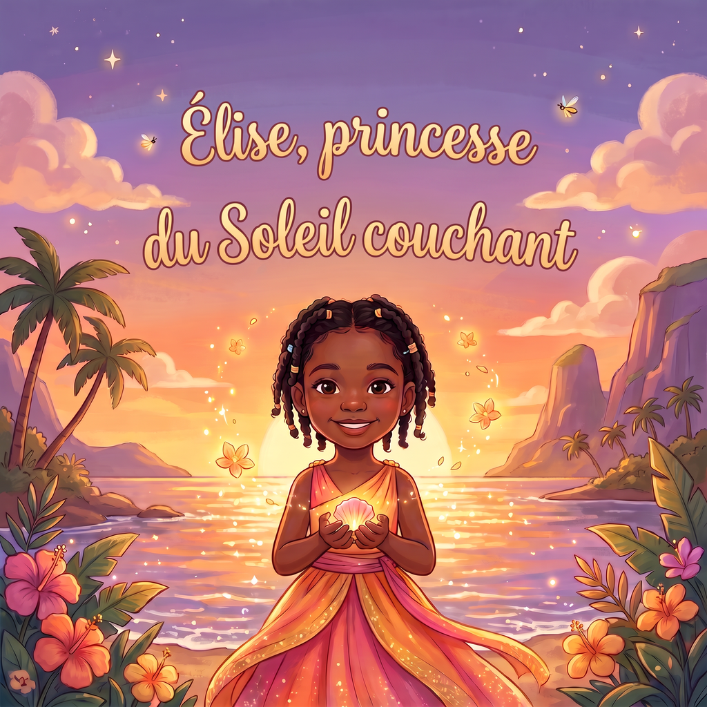Couverture de « Élise, princesse du Soleil couchant »