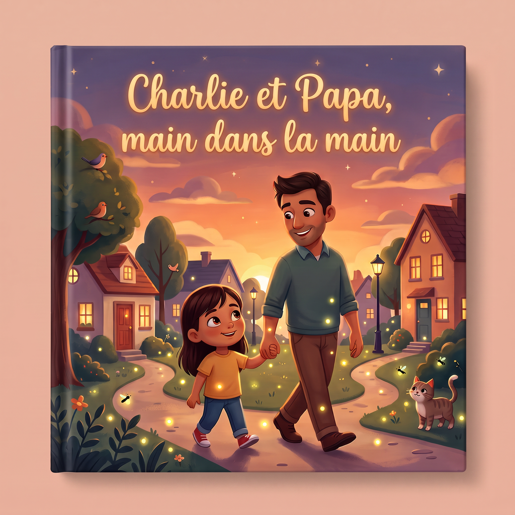 Couverture de « Charlie et Papa, main dans la main »
