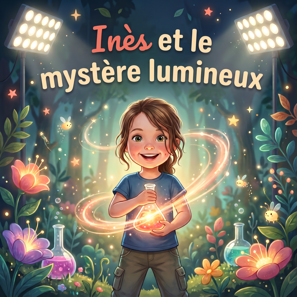 Couverture de « Inès et le mystère lumineux »