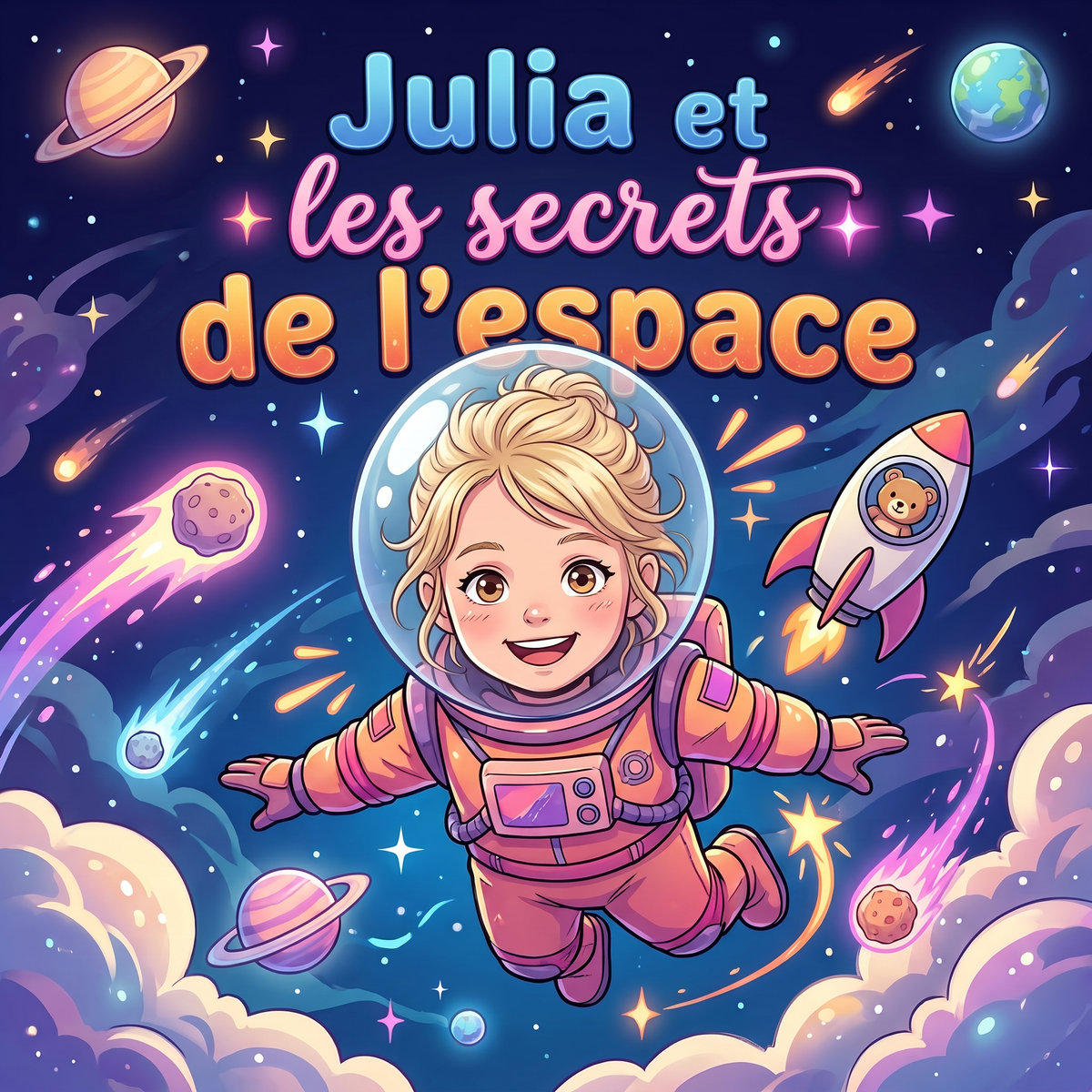 Couverture de « Julia et les secrets de l'espace »