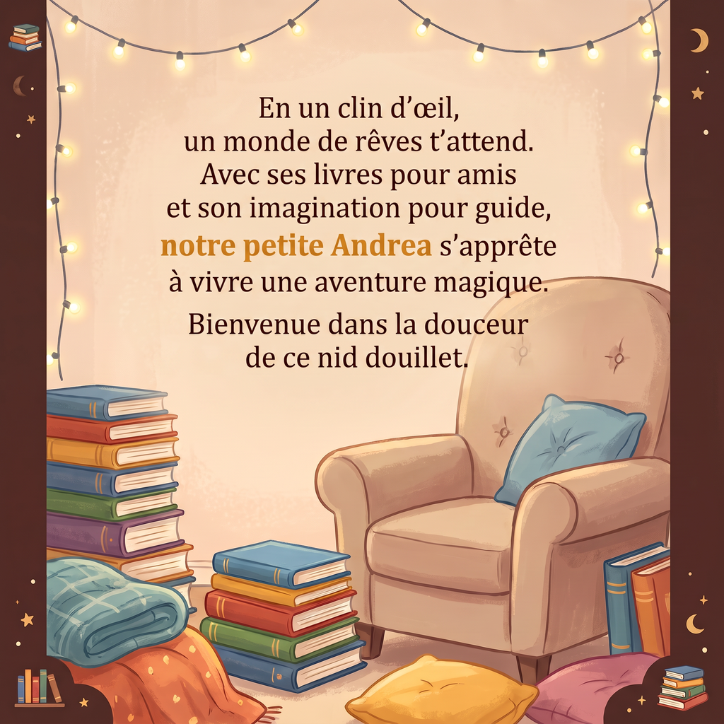 Quatrième de couverture de « Andrea au pays des rêves »