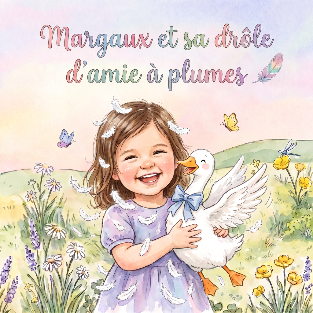 Couverture illustrée de « Margaux et sa drôle d’amie à plumes »