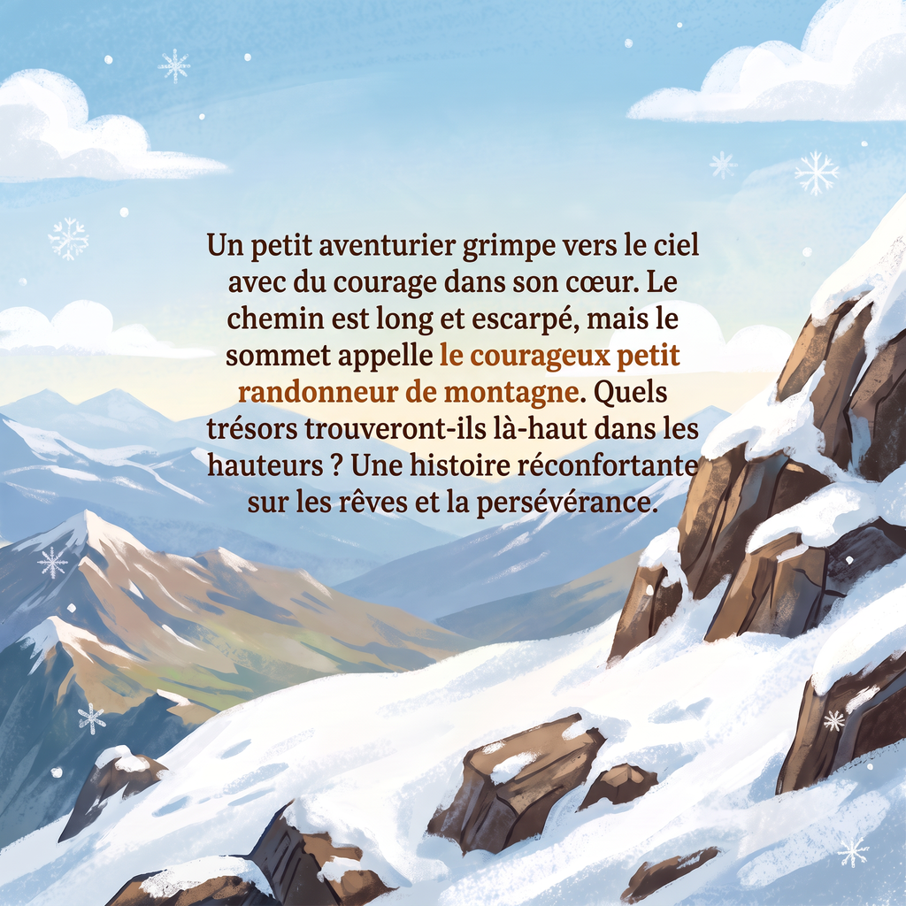 Quatrième de couverture de « Noa à la conquête des sommets »