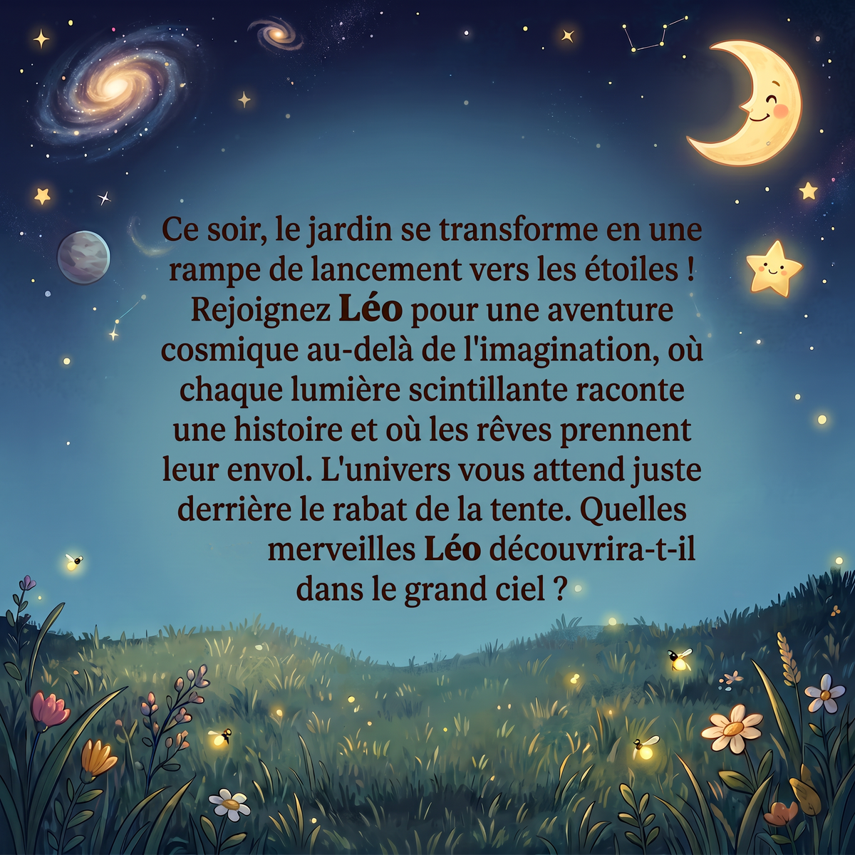 Quatrième de couverture de « Léo, petit astronaute en mission »