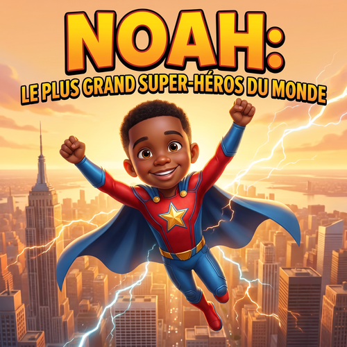 Couverture de « NOAH: LE PLUS GRAND SUPER-HÉROS DU MONDE »