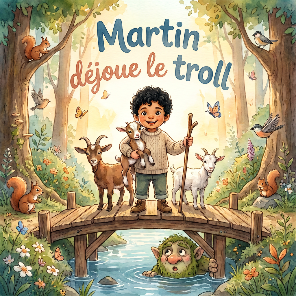 Couverture illustrée de « Martin déjoue le troll »