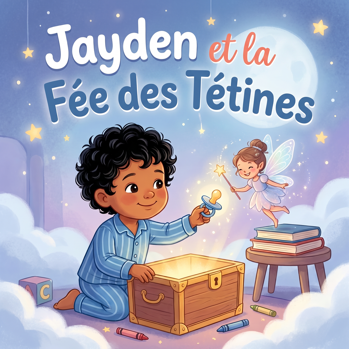 Couverture illustrée de « Jayden et la Fée des Tétines »