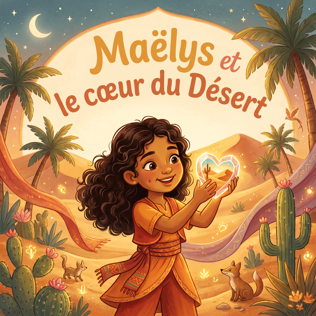 Couverture de « Maëlys et le cœur du Désert »