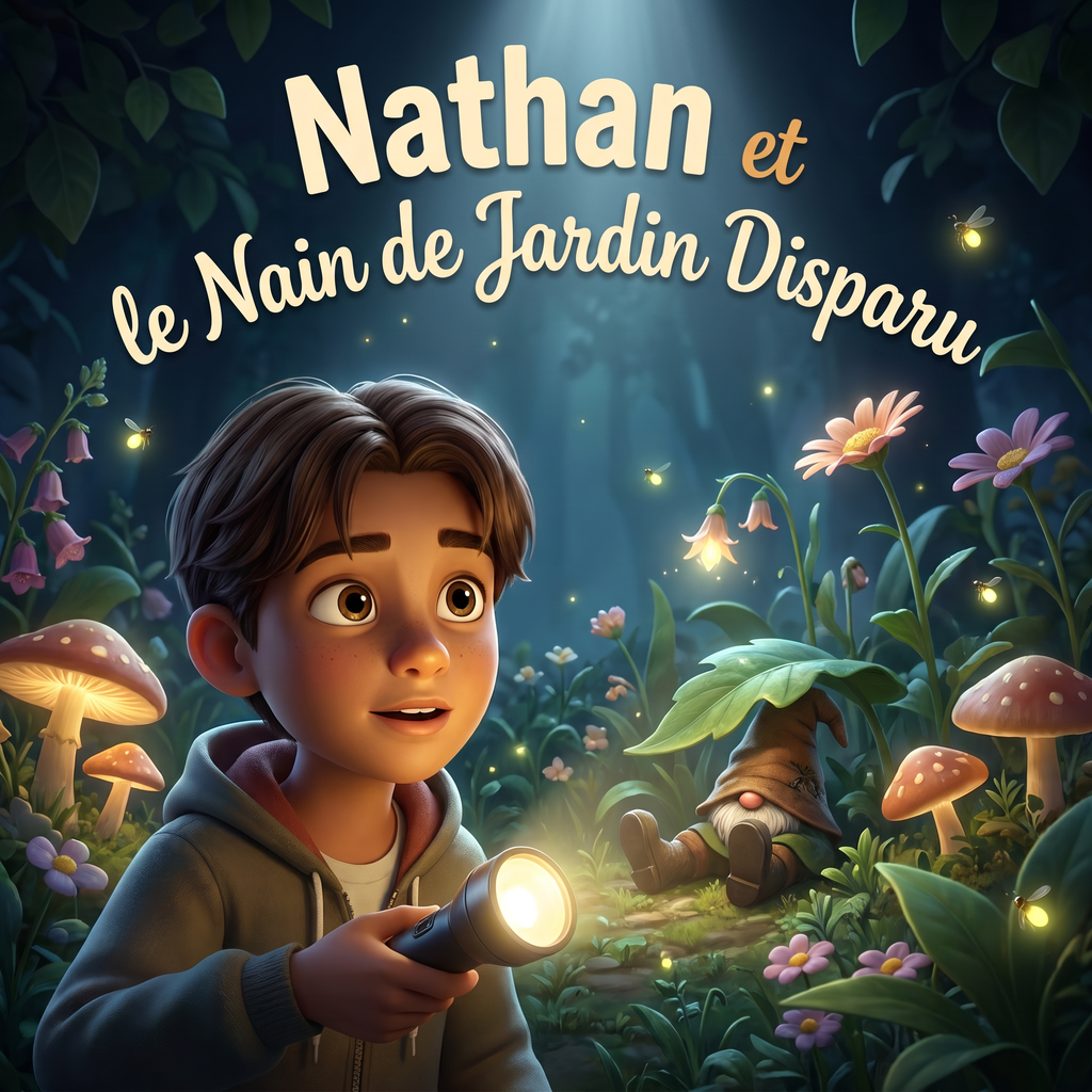 Couverture de « Nathan et le Nain de Jardin Disparu »