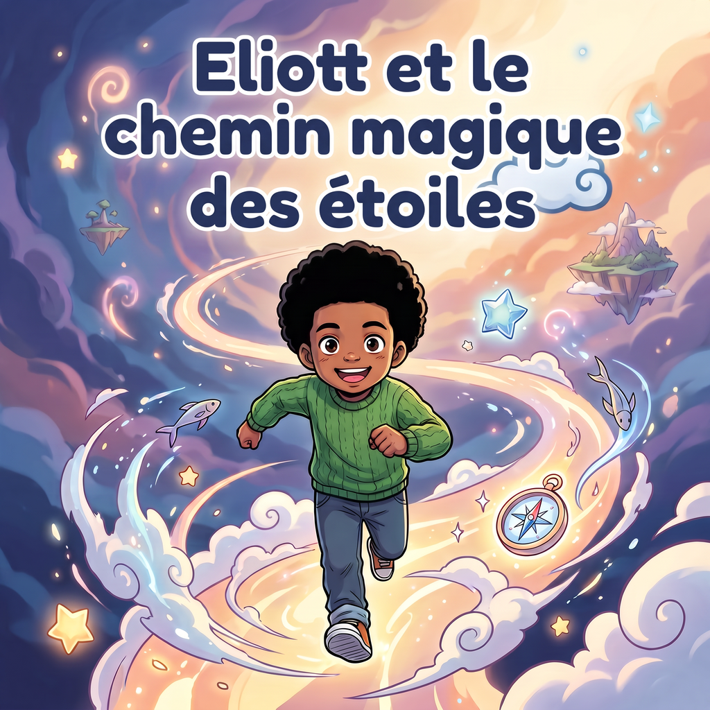 Couverture de « Eliott et le chemin magique des étoiles »