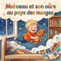 Livre fermé « Marceau et son ours au pays des nuages » sur fond neutre