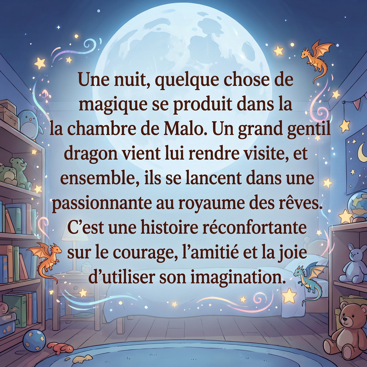Quatrième de couverture de « Malo et le Grand Dragon »